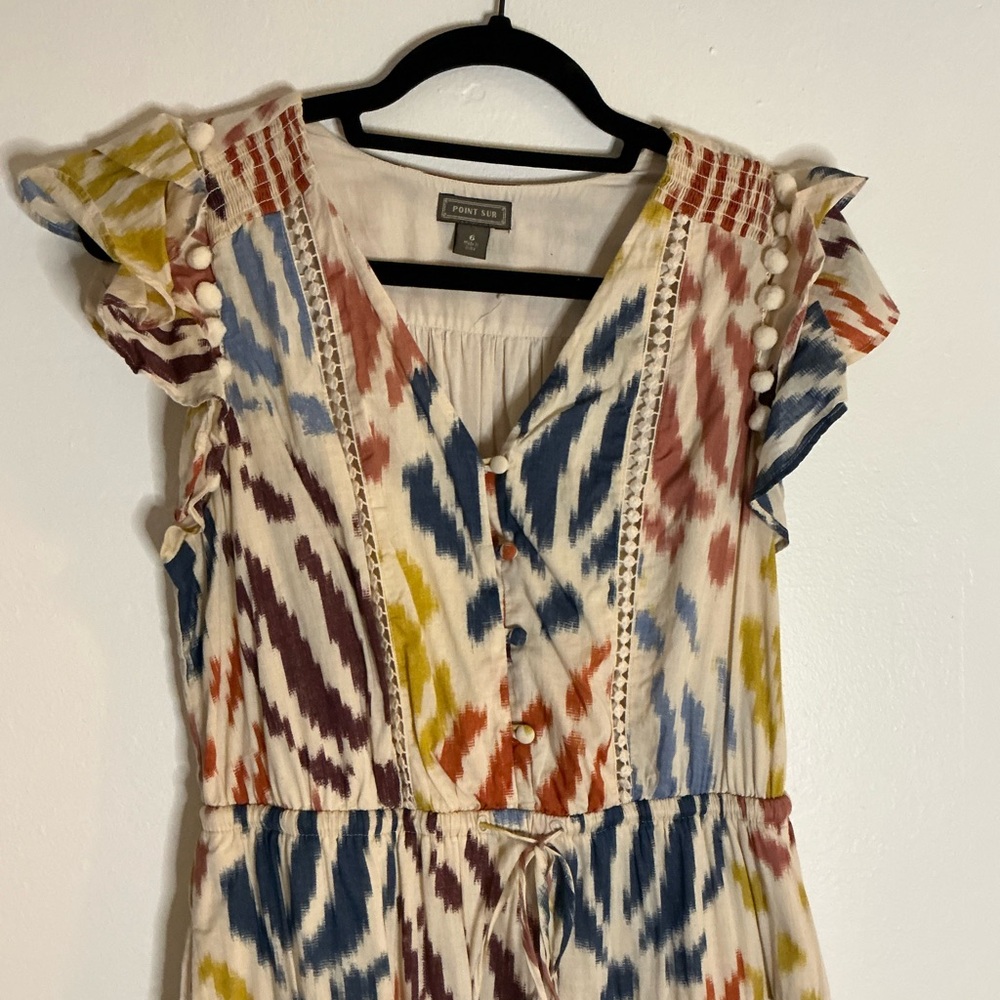 Colorful Patterned Women's Dress - Picture 4 of 6